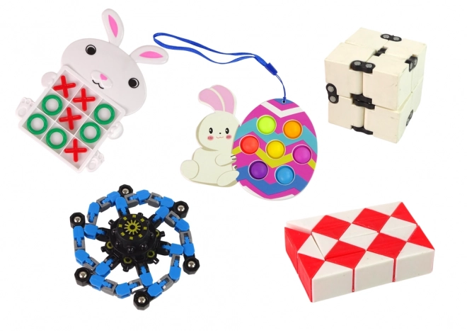 Set di Giocattoli di Pasqua Antistress Fidget Toys 36 Pezzi