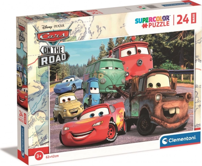 Puzzle Clementoni Auto in Viaggio Maxi 24 Pezzi