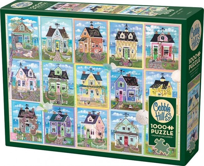 Puzzle Case sul Mare COBBLE HILL 1000 Pezzi