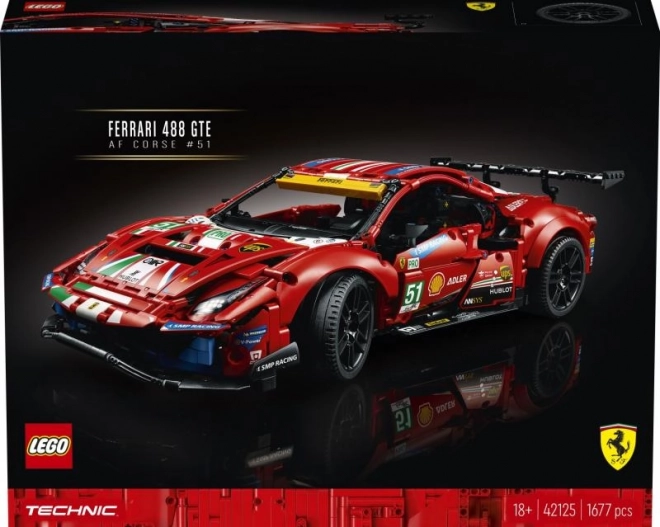 Automobile da corsa Ferrari 488 GTE LEGO Technic