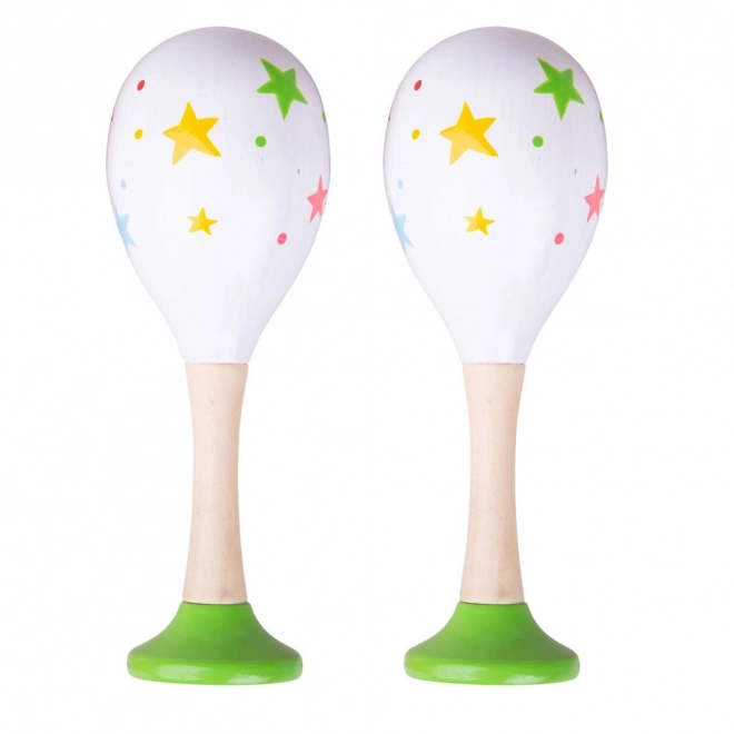 Maracas Stelle Verdi Bigjigs Toys