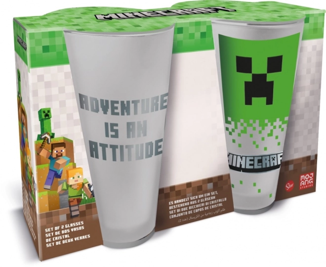 Set di bicchieri Minecraft