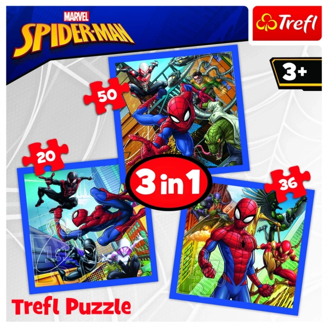 Puzzle tre in uno Spider-Man - Il potere del ragno