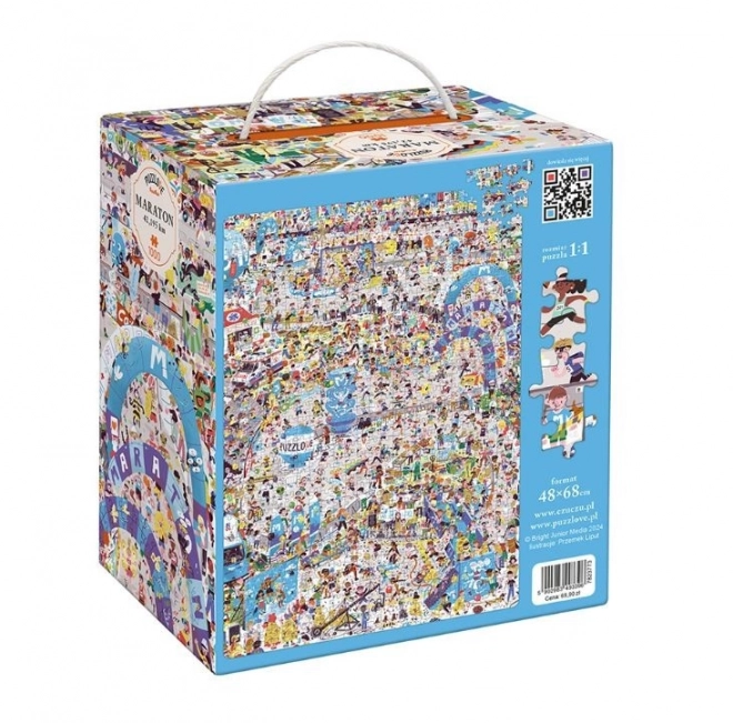 Puzzle Puzzlove maratona 42,195 km 1000 pezzi