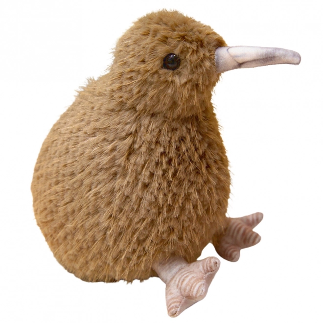 Uccellino di peluche Kiwi marrone 21 cm