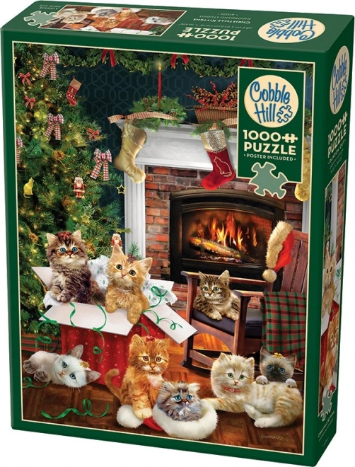Puzzle Gattini di Natale 1000 pezzi
