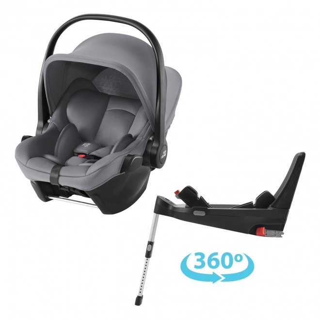 Seggiolino Auto Baby-Safe Core + Base Flex 5Z, Grigio Ghiaccio