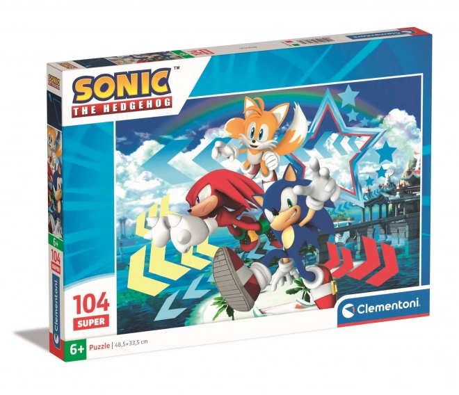 Puzzle Clementoni Sonic 104 Pezzi