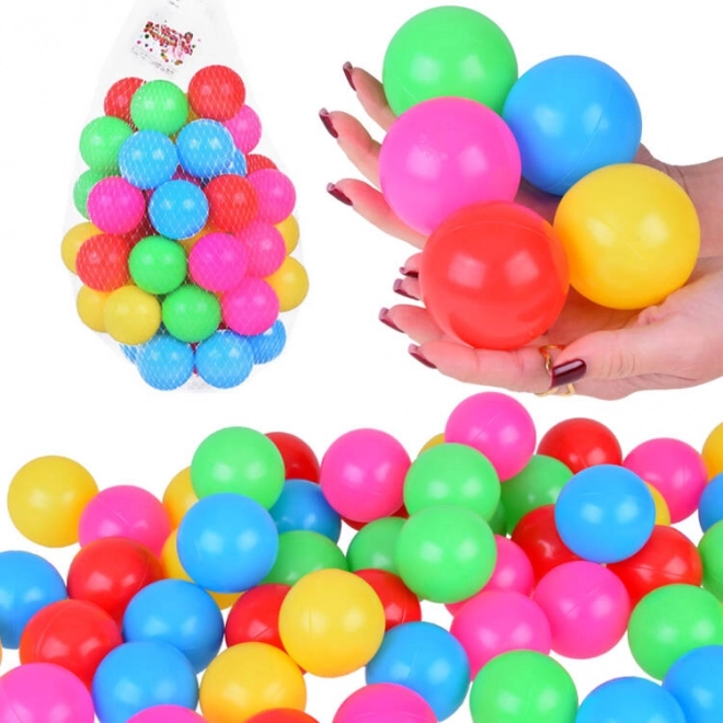 Palline colorate per piscina 6 cm - Set 50 pezzi