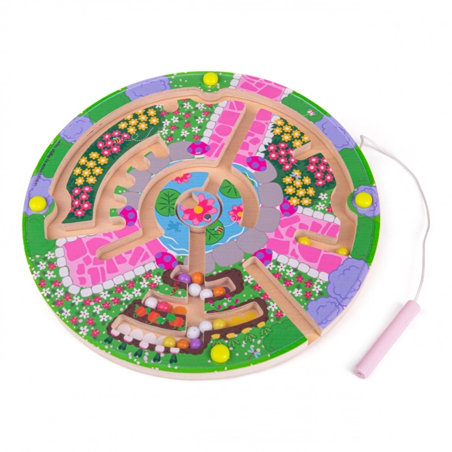 Bludiště magnetico giardino di Bigjigs Toys