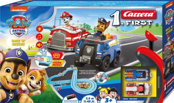Pista da corsa Paw Patrol Race N Rescue