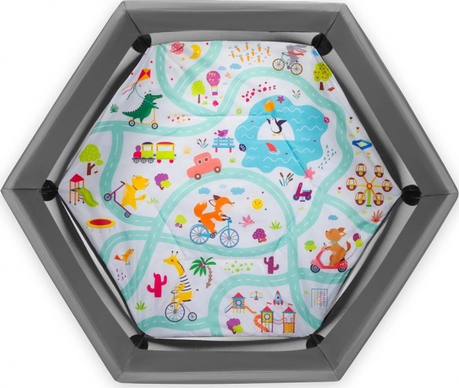 Tappetino da gioco colorato che favorisce lo sviluppo