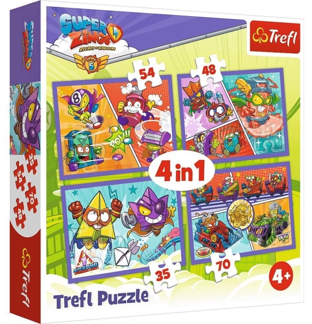 Puzzle 4-in-1 Super Zings