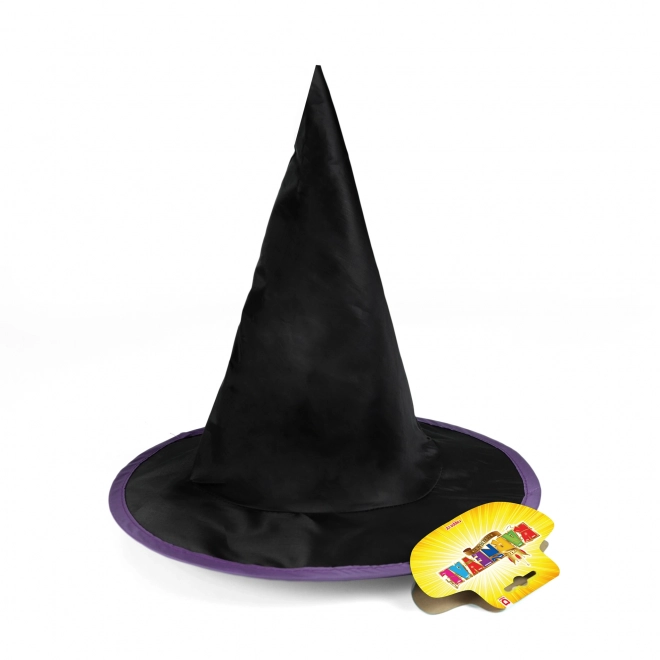 Cappello da Strega Halloween Bambini Nero e Viola