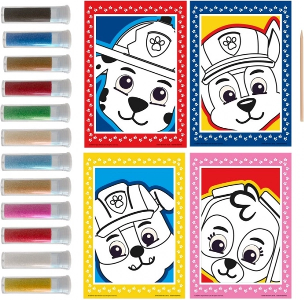 Set creativo di pittura con sabbia Paw Patrol