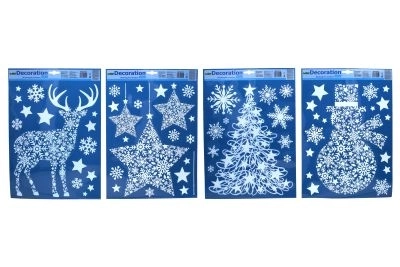 Decorazione finestra Natale 41x29 cm