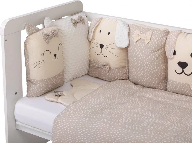 Bubaba set da letto per bebè Sleep Guardian 12 pezzi beige