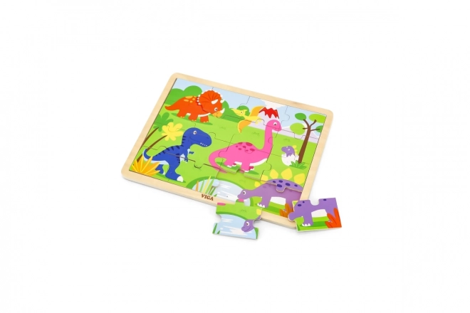 Puzzle in legno dinosauri VIGA