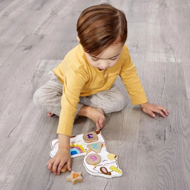 Puzzle in legno con numeri Little Tikes