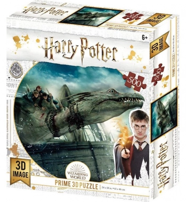 Puzzle 3D Harry Potter Fuga da Gringott Banca XL