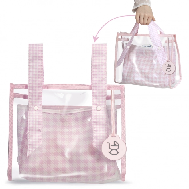 Passeggino pieghevole per bambole con borsa e accessori DeCuevas NIZA 2022 - 81 cm