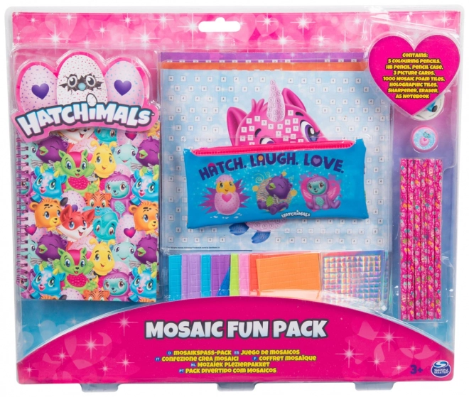 set scuola Hatchimals mozaika