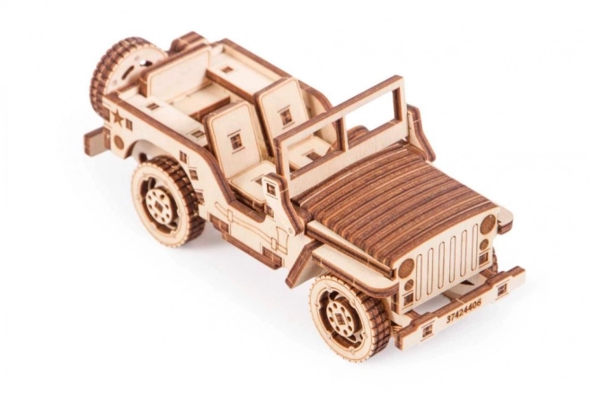 Puzzle 3D in legno Jeep