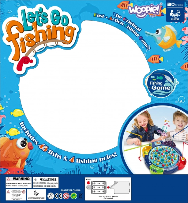Woopie gioco di pesca per 4 giocatori