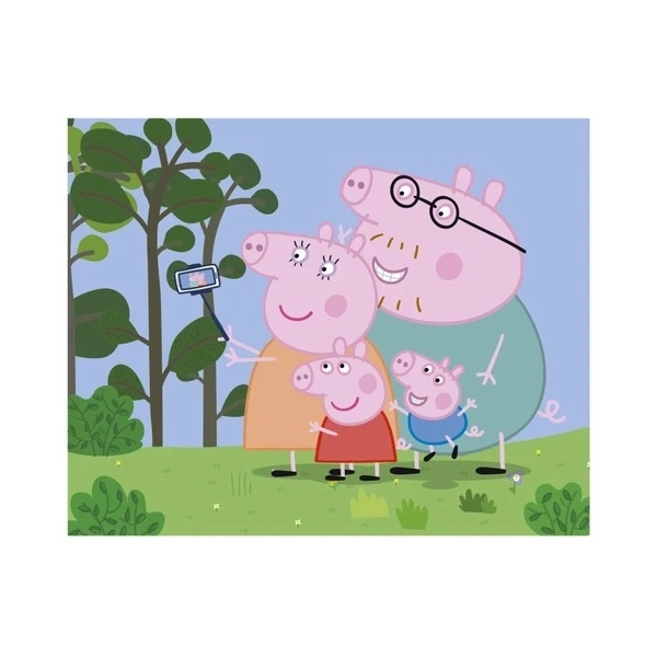 Cubi in Legno Peppa Pig: Giorno Felice
