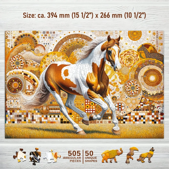 Puzzle in legno Cavallo Elegante 505 pezzi