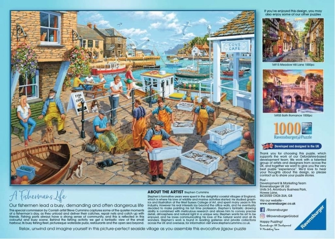 Puzzle Ravensburger vita da pescatore 1000 pezzi