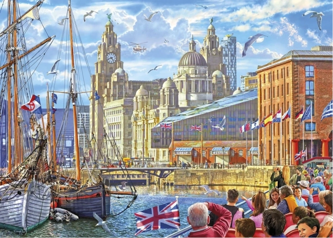 Puzzle Albert Dock Liverpool 1000 Pezzi