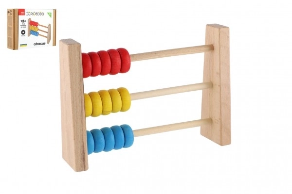 Contatore di legno colorato per bambini