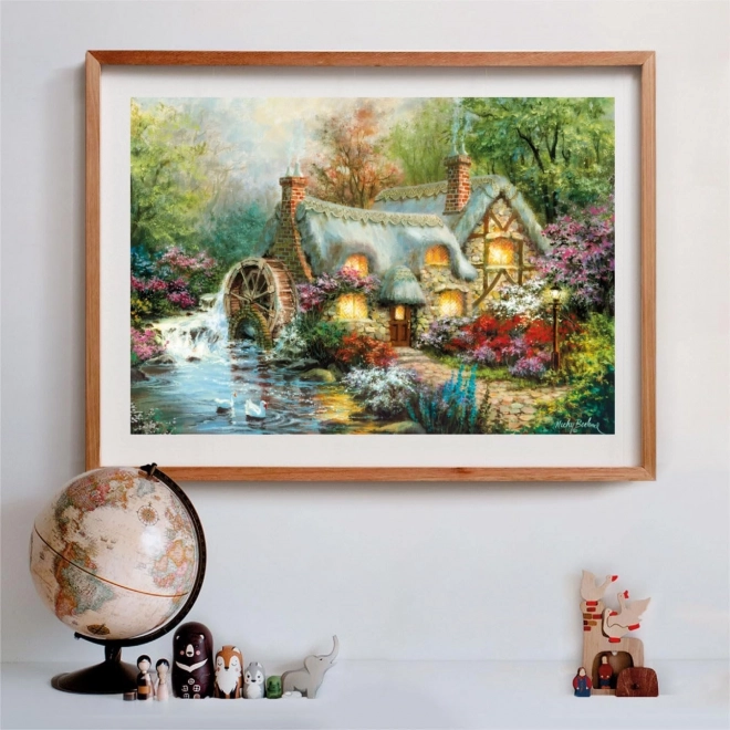 Puzzle 1500 pezzi Rifugio compatto in campagna