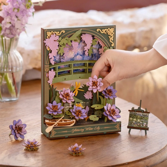 RoboTime 3D puzzle in legno Ninfee scintillanti
