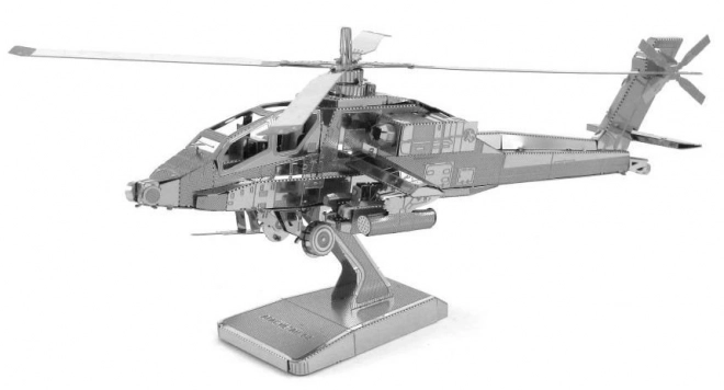 puzzle 3D Metal Earth elicottero Apache AH-64