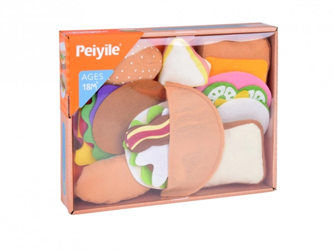 Set giocattolo alimentari pane e verdure "La mia colazione"