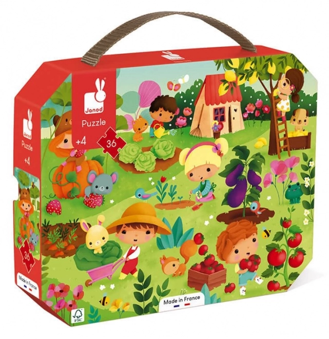 Puzzle Janod Giardino 36 Pezzi