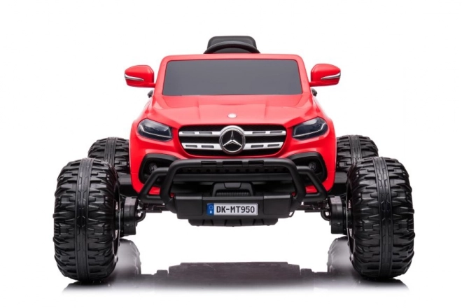 Auto elettrico per bambini Mercedes rosso 4x4