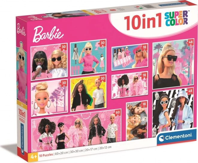 Puzzle 10 in 1 Barbie