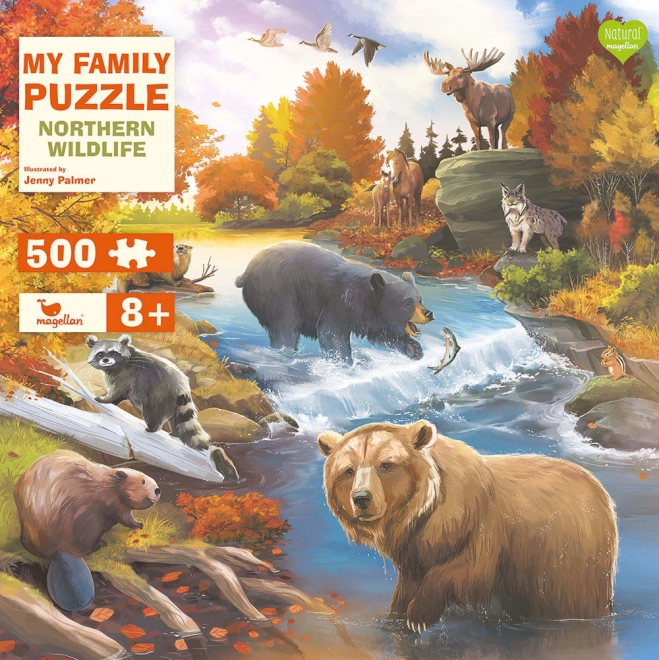 Puzzle famiglia Magellan Fauna del Nord 500 pezzi