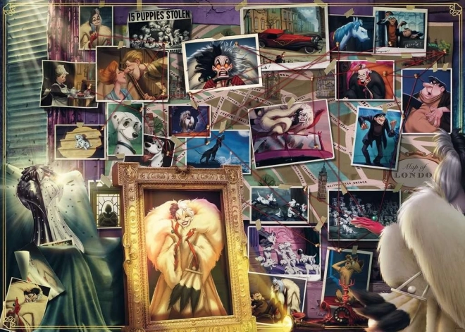 Puzzle Disney Villainous: Cruella de Vil 1000 pezzi