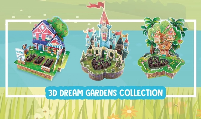 Educa Kit Creativo 3D Dream Gardens: Castello 2 in 1