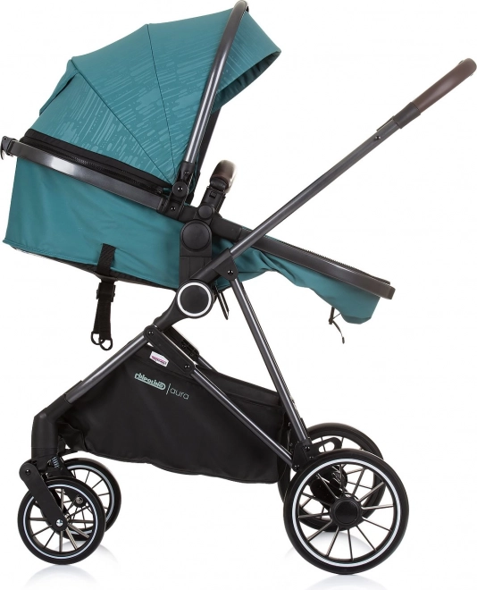 Passeggino combinato Aura 2 in 1 Teal