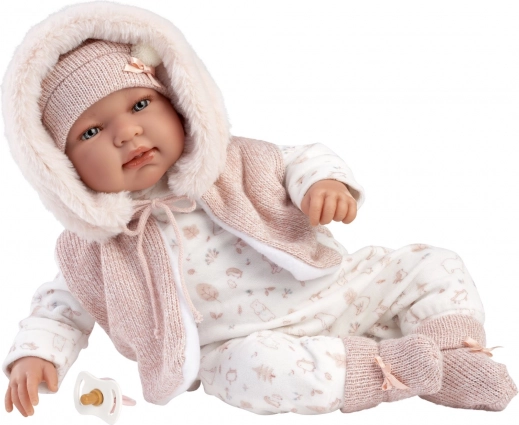 Llorens New Born bambola realistica neonato con suoni