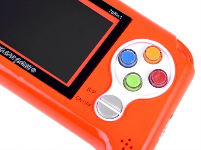 console portatile con 70 giochi – arancione