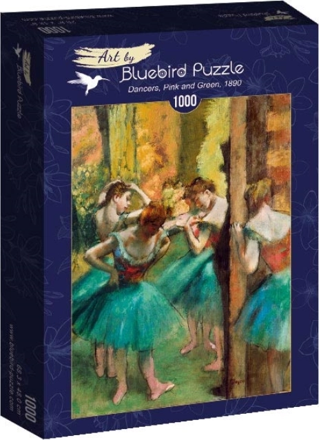 Puzzle Ballerina Blu e Verde 1000 Pezzi