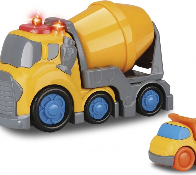 Kiddy betoniera con effetti e mini ribaltabile