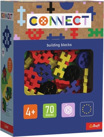 Set di costruzioni TREFL Connect Basic 70 – per ragazzi