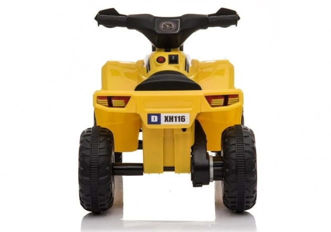 Quad elettrico per bambini giallo